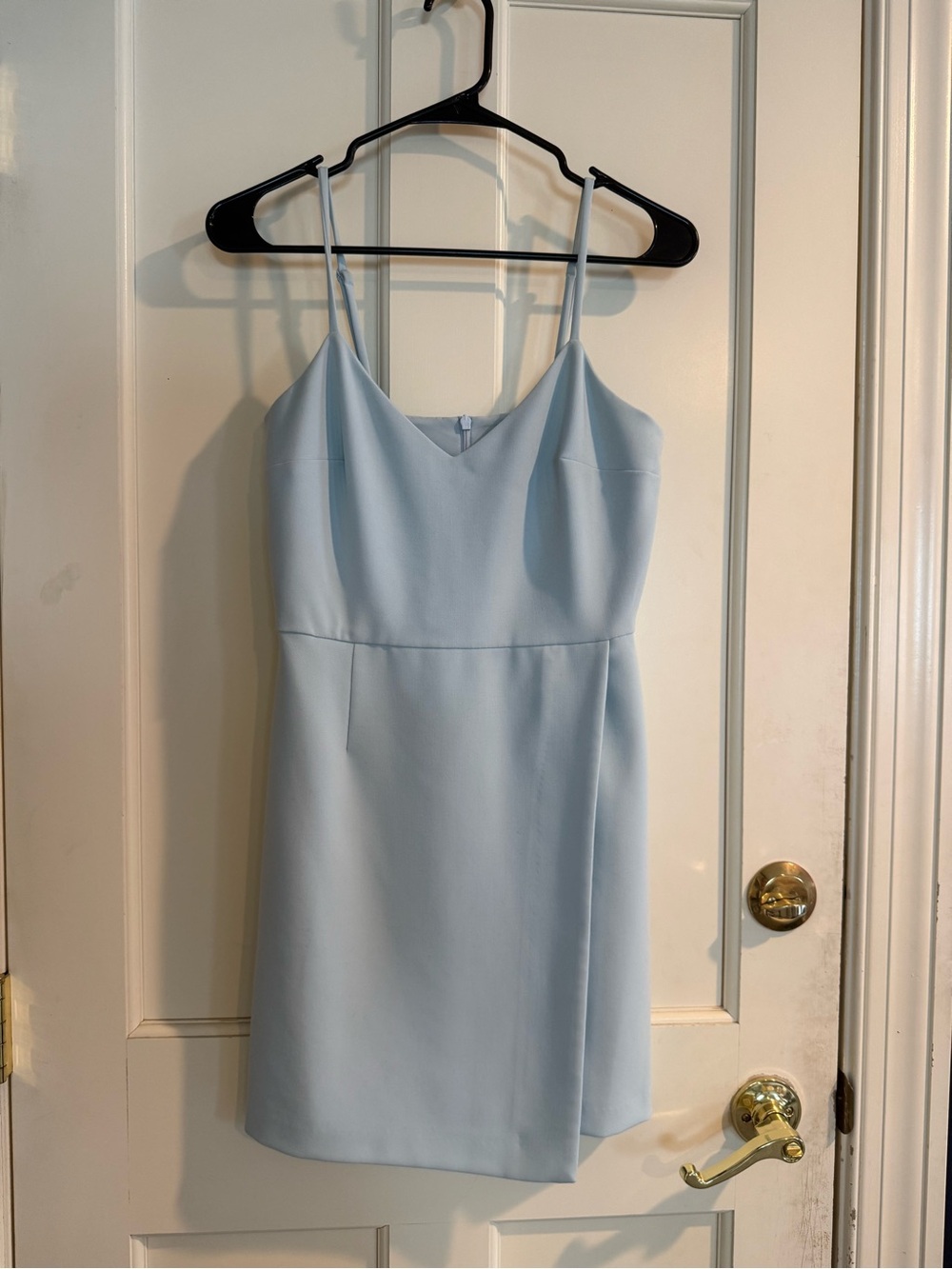 French Connection Light Blue Spaghetti Strap Mini Dress size 4